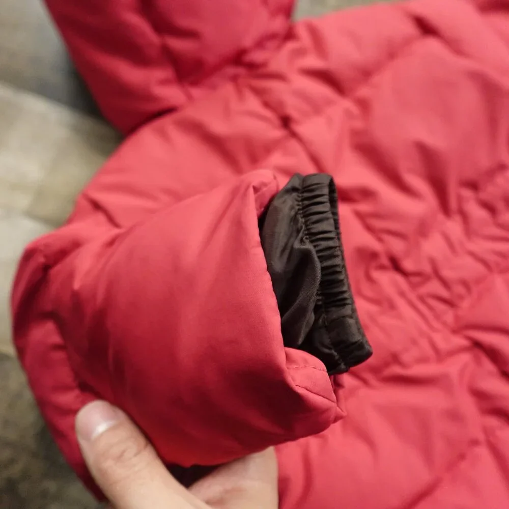 Baby Gap Down‎ Snowsuit Bunting Infant 12–18 Months Red Hooded Winter One-Piece